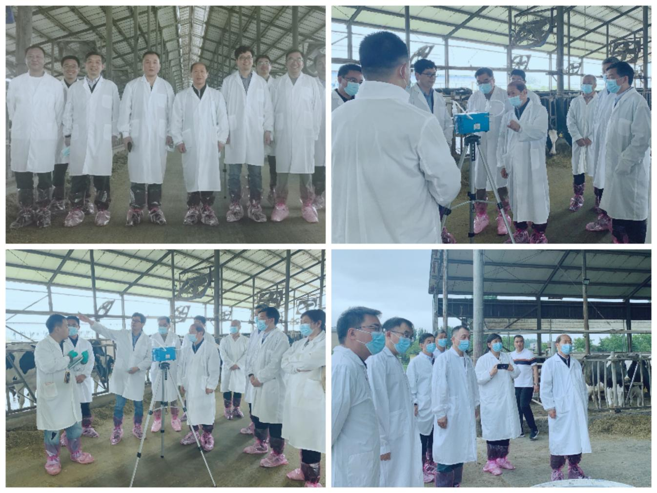 花花牛丨河南農業(yè)大學黨委副書記、校長介曉磊一行蒞臨花花牛河南瑞亞參觀調研